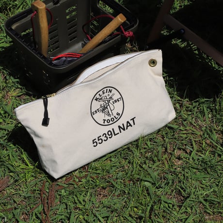 【KLEIN TOOLS】5539LCPAK Zipper Bags, Large Canvas Tool Pouches,18インチ-3色-1セット