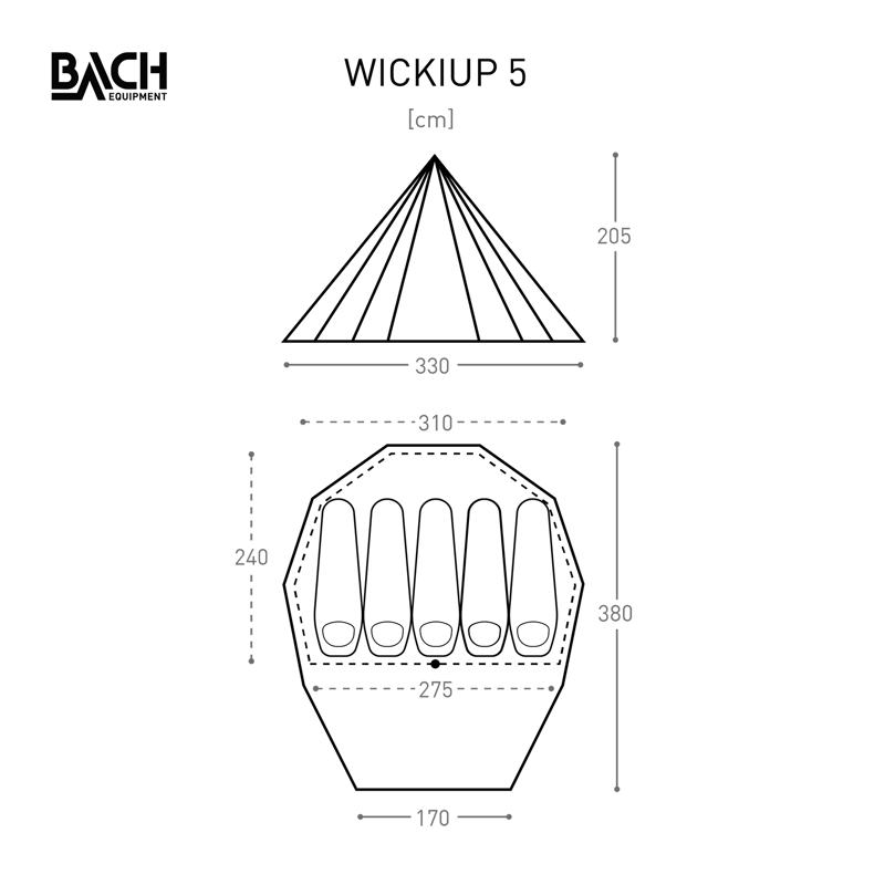 BACH Equipment】Wickiup 5_Willow bough Green |
