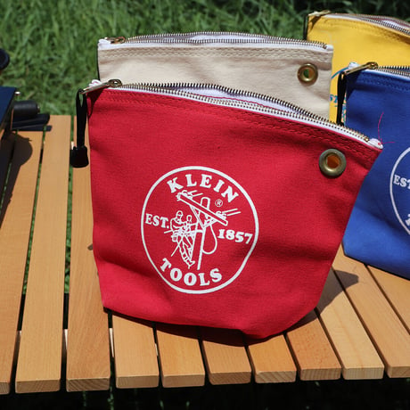 【KLEIN TOOLS】 5539 Zipper Bag, Canvas Tool Pouch, 10インチ