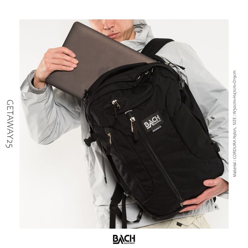 BACH】GETAWAY25 Black | gearism store