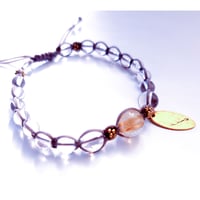 マクラメブレスレット　 Sunshine/GOLD  17cm~18cm