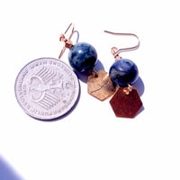 ピアス　JAMES.Green /蛇紋岩