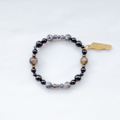 ゴムブレス　BASSCharm/Black　14-15㎝