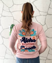 HULA LANI レディース刺繍Tシャツ 262HU2ST856