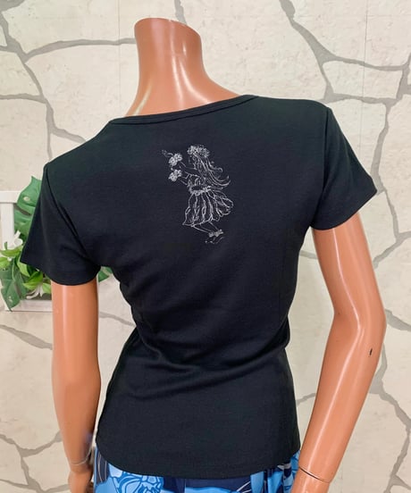 ストレッチ半袖Tシャツ フラガール