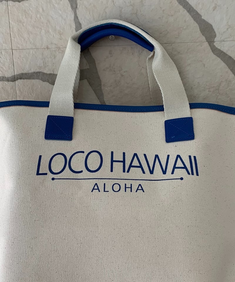 LOCO HAWAII キャンバストートバッグ【 ブルー 】 | Mariee's