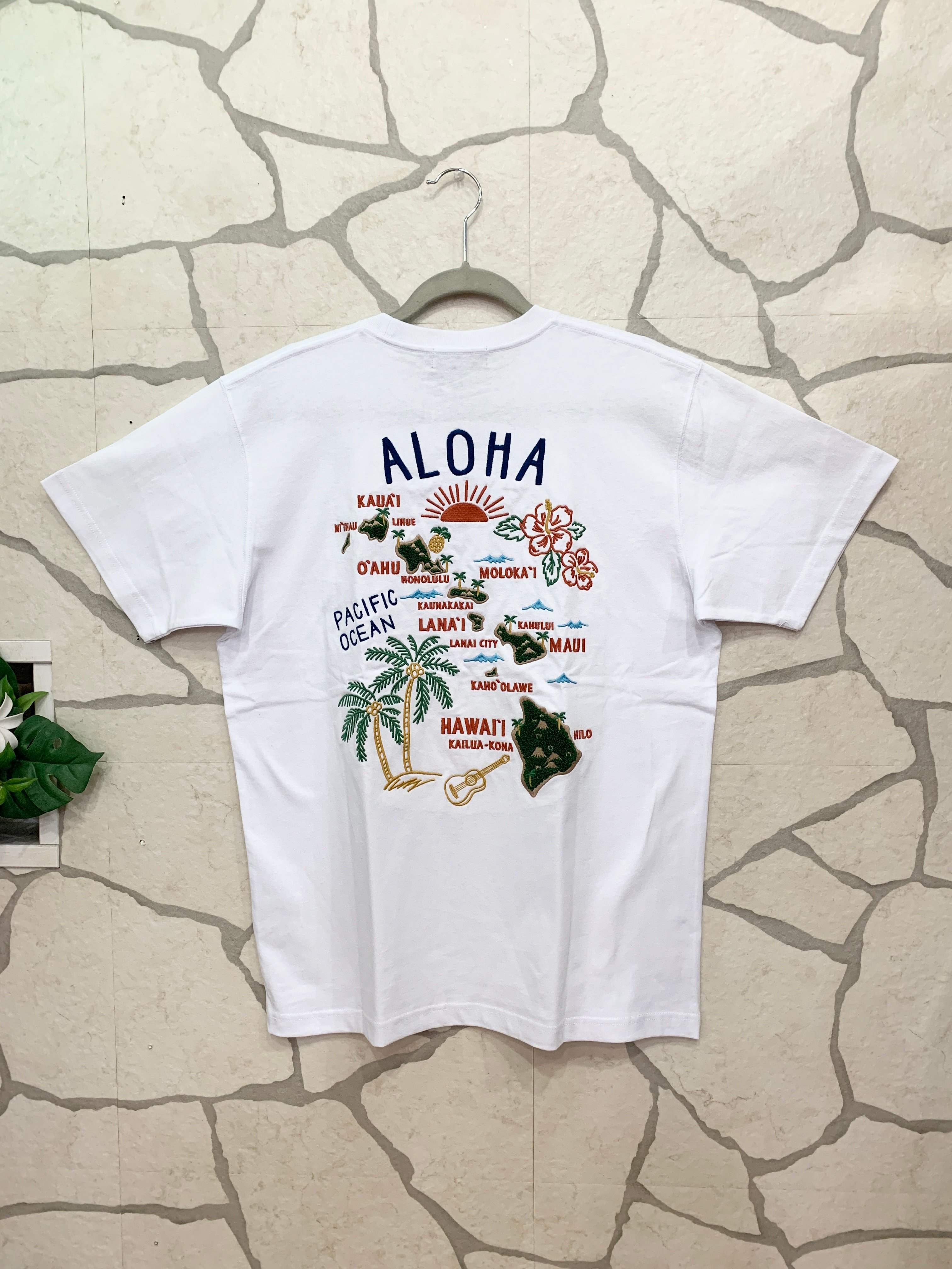 HULA LANI 刺繡メンズTシャツ 262HU1ST853 | Mariee's
