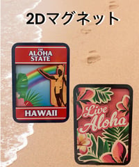 ハワイ直輸入　2Dマグネット