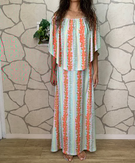 PUAKENIKENI 4WAY DRESS 【 ミント 】