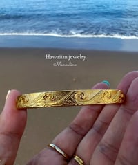 ハワイアンジュエリー 6mm マイレバングル (メンズサイズ)