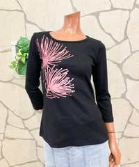 PUKANA ストレッチ７分袖 TEE PUOP-2428 B-A