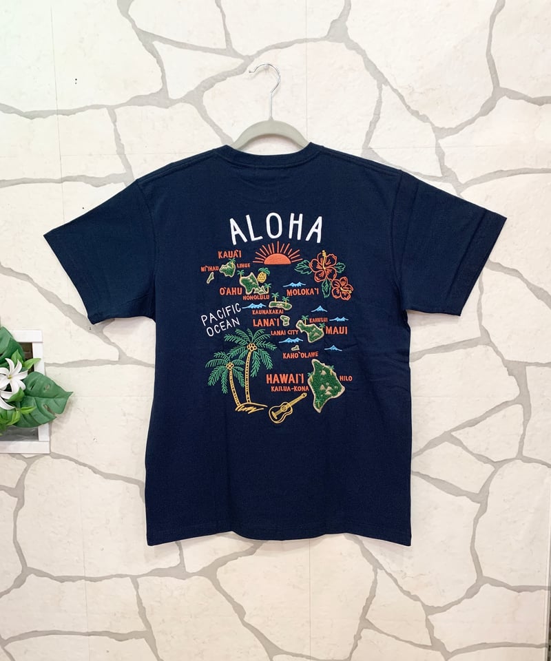 芽風☆24SS☆アラエル☆コットンローンパッチワーク刺繍WPO☆美品です HULA LANI 刺繡メンズTシャツ 262HU1ST853 | Mariee's