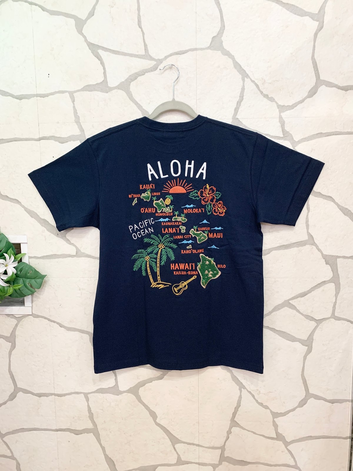 HULA LANI 刺繡メンズTシャツ 262HU1ST853 | Mariee's