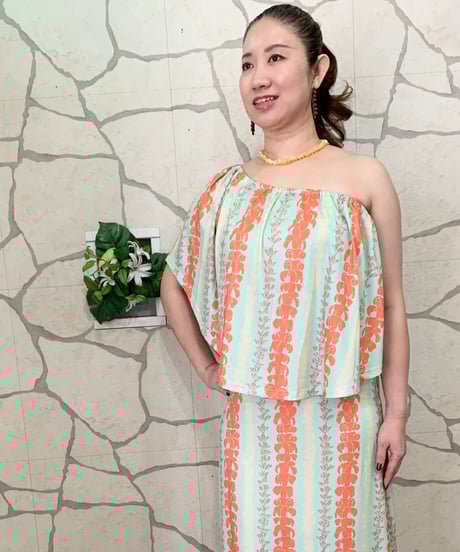 PUAKENIKENI 4WAY DRESS 【 ミント 】