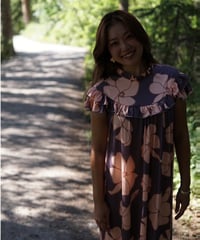 KENIKENI BLOOM SLEEVELESS MUUMUU DRESS 【モカ】予約用