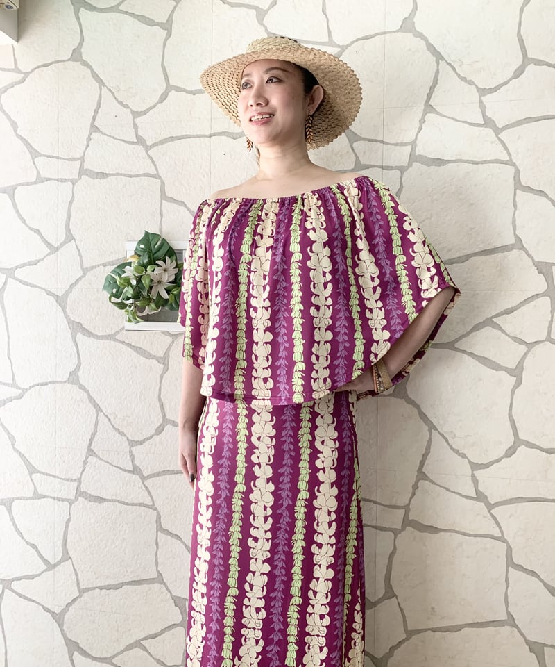 PUAKENIKENI 4WAY DRESS 【 パープル 】 | Mariee's
