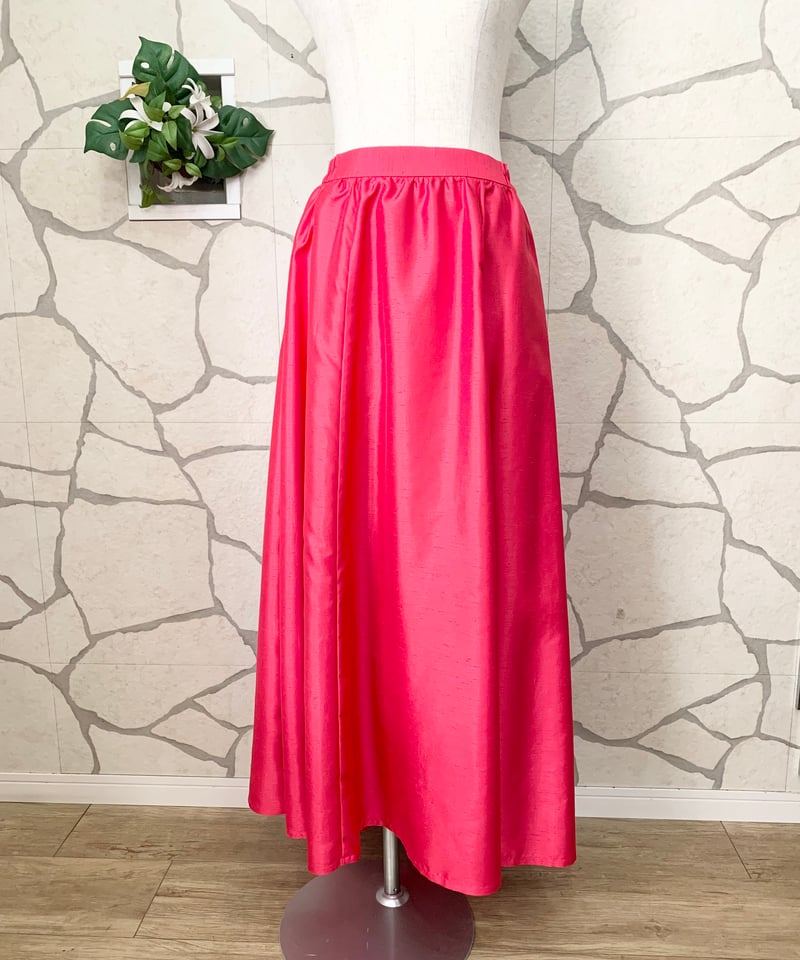 アロハスタンダード フラダンス ドレス オーガンジー レッド