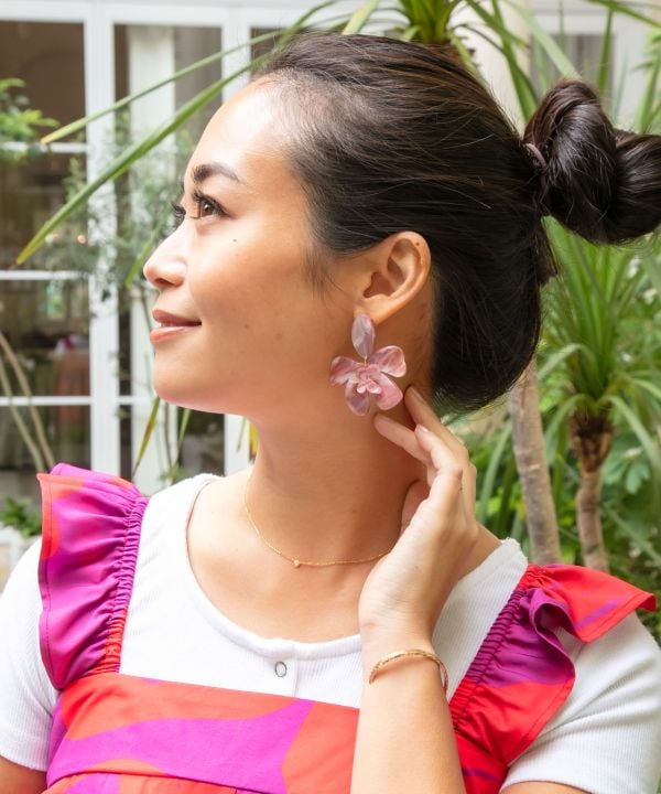 ピアス U. マウナロア アセチフラワーピアス YCOZ6104 | Mariee's