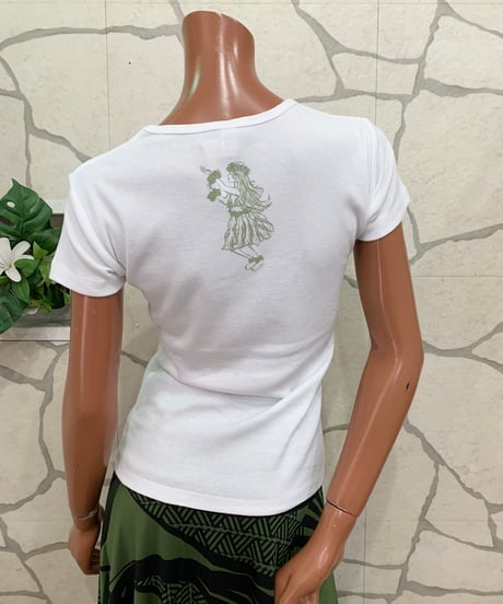 ストレッチ半袖Tシャツ フラガール