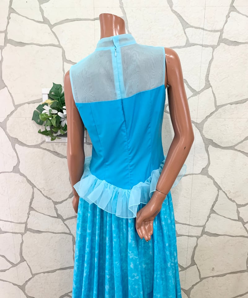 Aloha Standard ドレス④ フラダンス アロハスタンダード ALOHA STANDARDS フラドレス 4号 【 ブルー 】MRD-