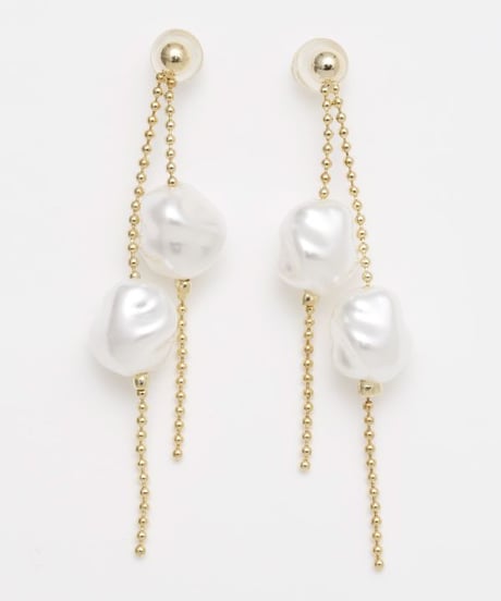 maunaloa チェーンパールピアス　 YCOZ5106