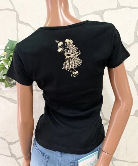 ストレッチ半袖Tシャツ フラガール