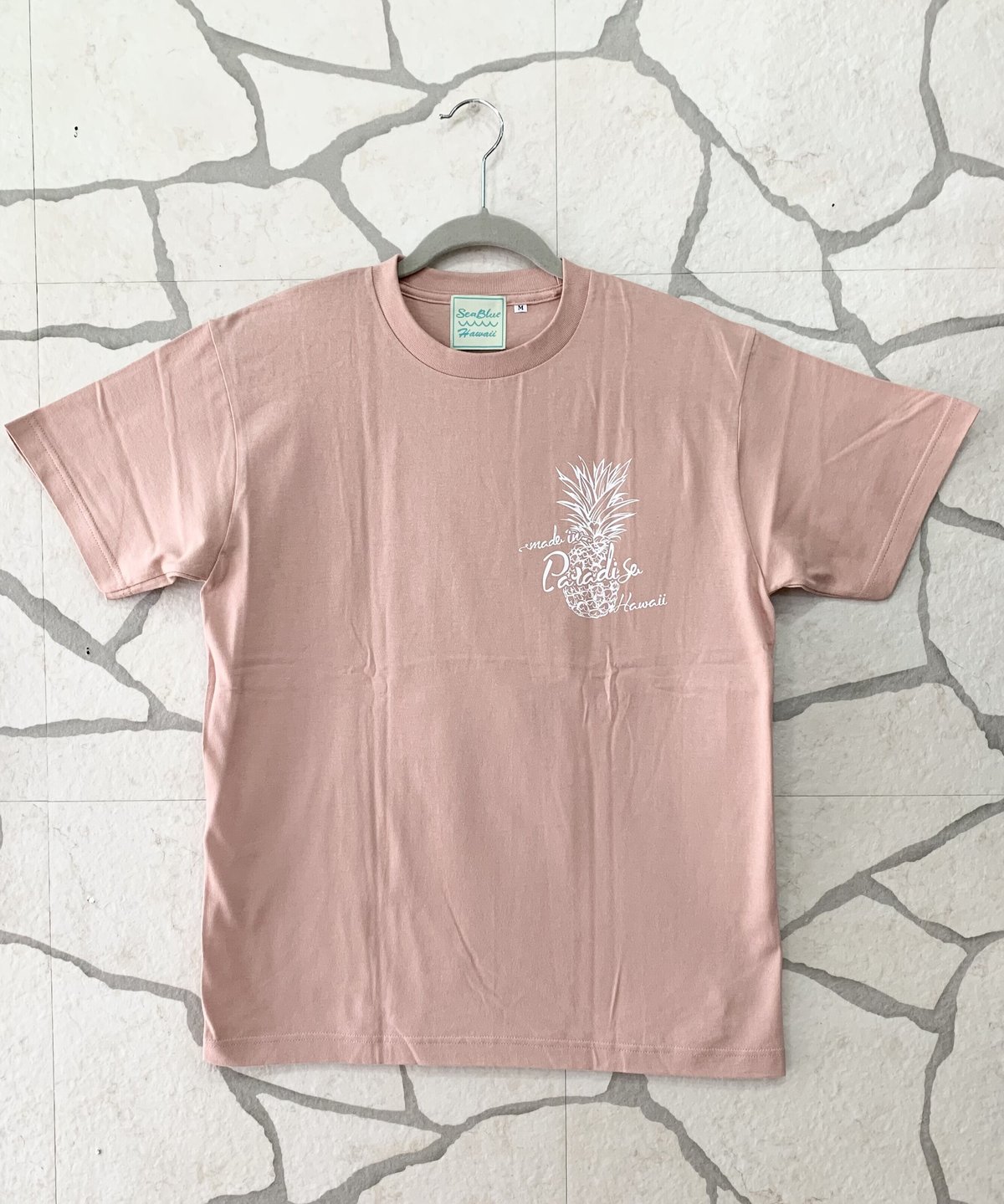 SEA BLUE HAWAII ユニセックス 半袖Tシャツ MADE IN PARADISE