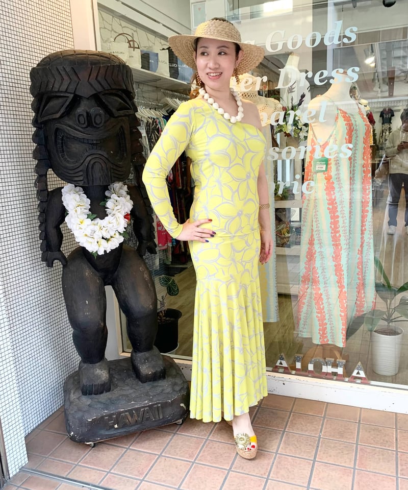 ワンショルダー マーメイドドレス PUA | Mariee's