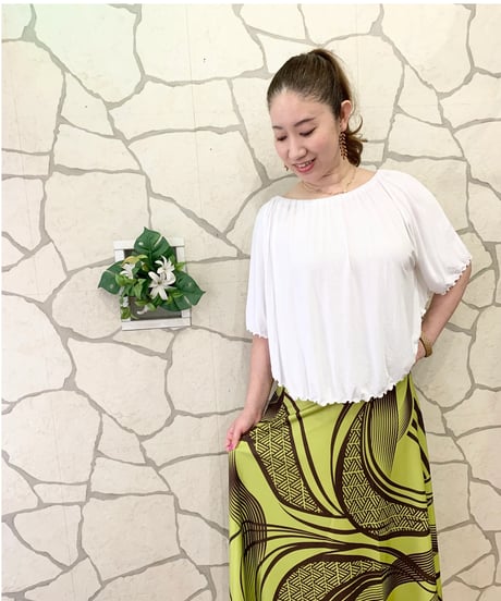 KAUAI SOLID TOPS　【 ホワイト 】
