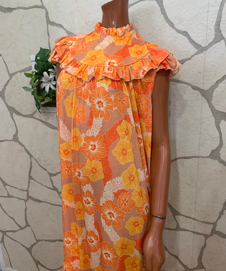ILIMA SLEEVELESS MUUMUU DRESS  イリマ スリーブレスムームードレス