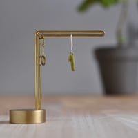 数字ピアス 1 オリーブ【短】
