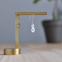 数字ピアス 8 白【長】【再制作】