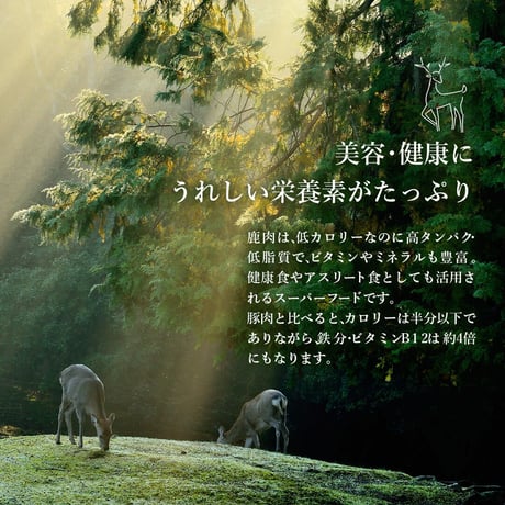 Premium DEER ソーセージ（ガラムマサラ・110g／2本入り）
