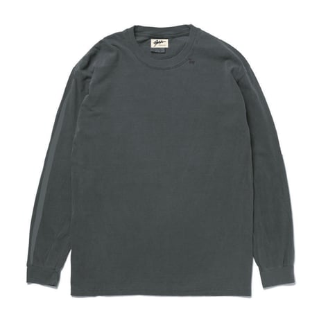 Line print Long Sleeve T-shirt (Black)
