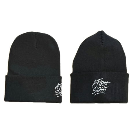AT FIRST SIGHT BEANIE(Black)