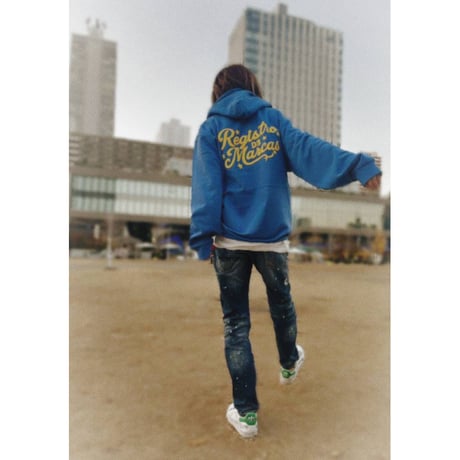 REG Star Script Zip-up Hoodie Limited20(Blue)