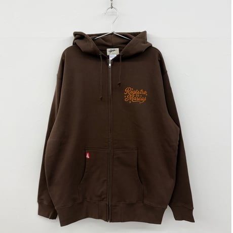 REG Star Script Zip-up Hoodie Limited20(Brown)