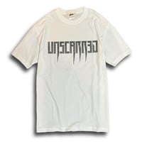 UNSCARRED T-shirt (White×Black)