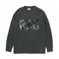 RAC L/S T-shirt (Black×Checker)