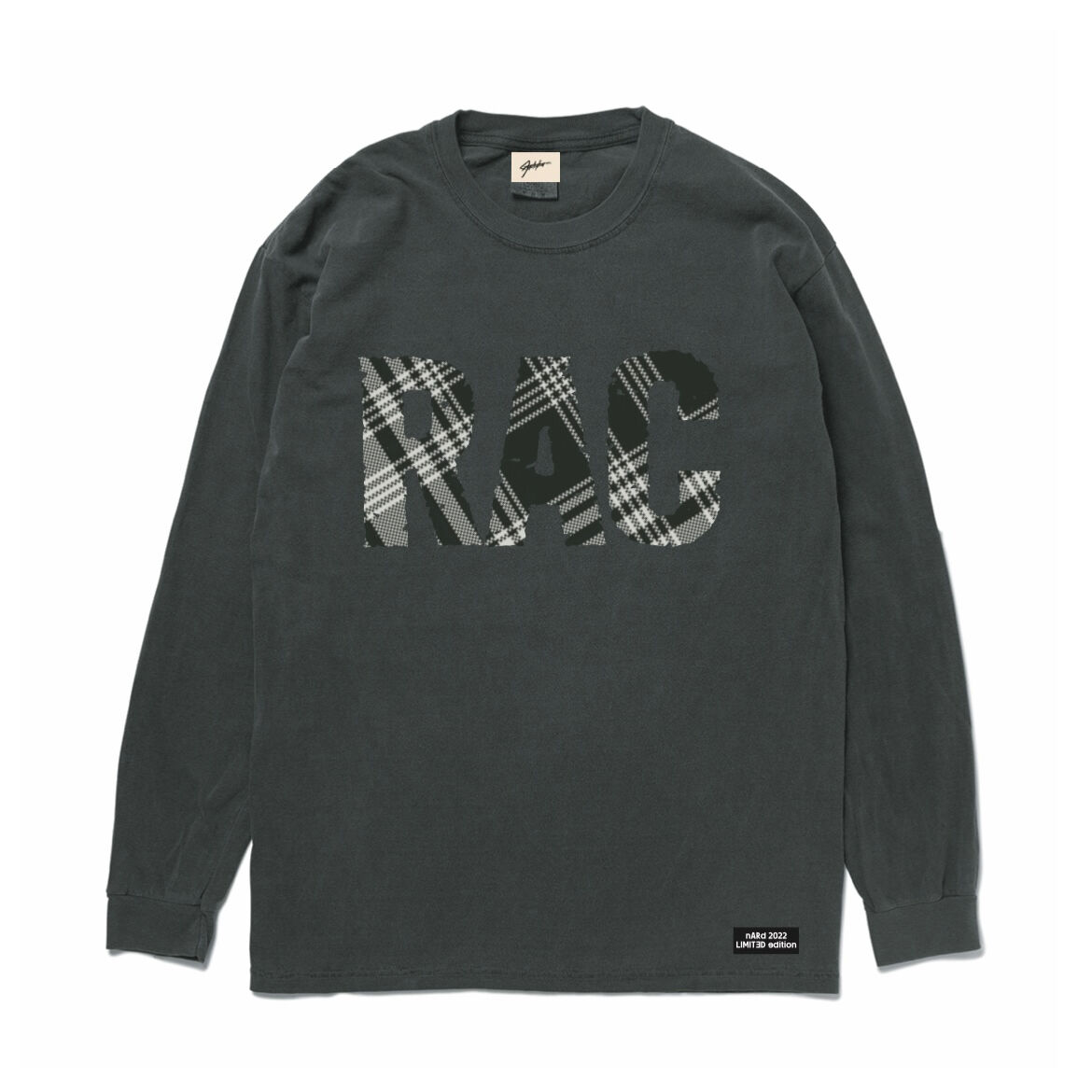 RAC L/S T-shirt (Black×Checker) | CORAL CRUISER.
