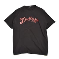 Marbles × Coral Cruiser .   Neo Logo T-shirt【Black】