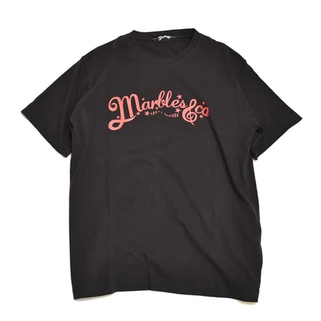 Marbles × Coral Cruiser .   Neo Logo T-shirt【Black】