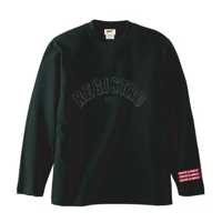 REGISTRO(NG) L/S T-shirt(Black×Black)
