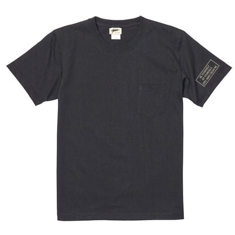 BE YOURSELF Pocket T-shirt (Black×Beige)