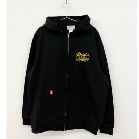 REG Star Script Zip-up Hoodie Limited20(Black)