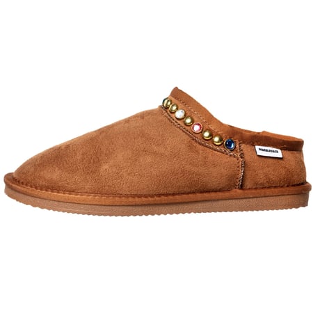 【WOMEN'S】FAUX FUR ULTRA MINI BOOTS(Camel)