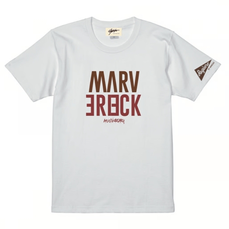 MARVERICK T-shirt(White×Red)