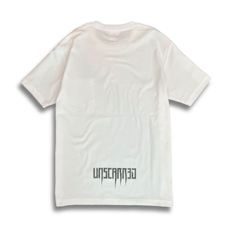 BE YOURSELF Pocket T-shirt (White×Black)