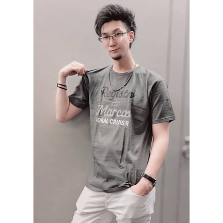 REGISTRO GRADATION LOGO T-shirt(Black)