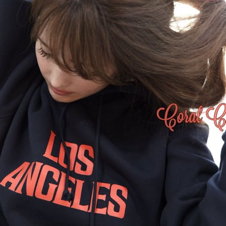 YouthFUL SURF®︎ × Coral Cruiser .  Los Angels  Hooded Sweatshirts【Navy】